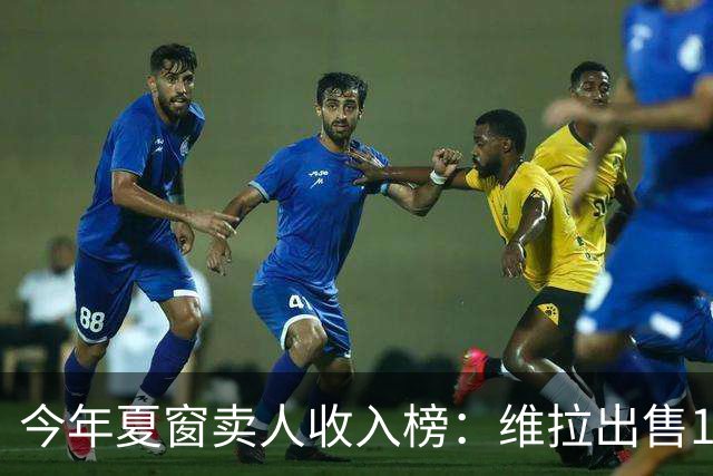 今年夏窗卖人收入榜：维拉出售11人收入2.265亿欧居首，纽卡次席