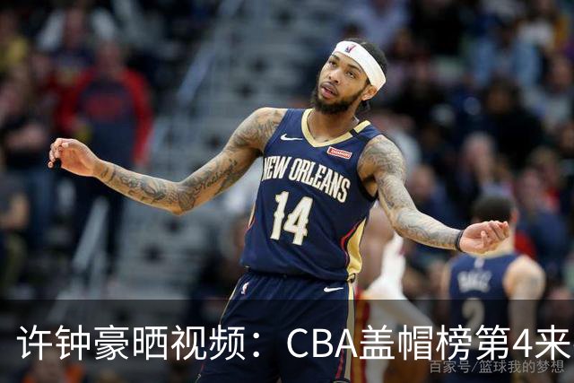 许钟豪晒视频：CBA盖帽榜第4来找你