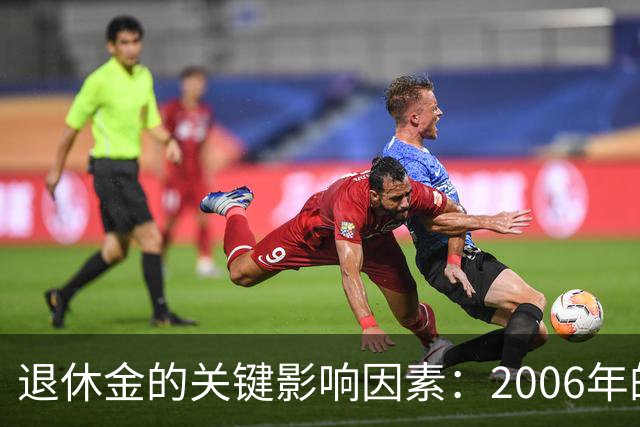 退休金的关键影响因素：2006年的重要文件