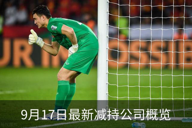 9月17日最新减持公司概览
