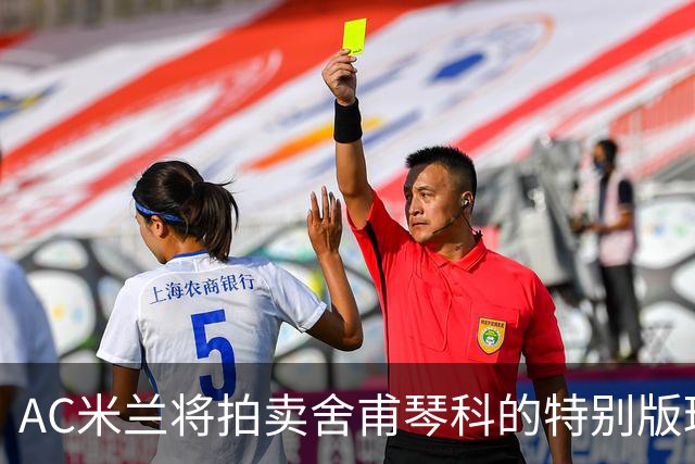 AC米兰将拍卖舍甫琴科的特别版球衣 为乌克兰筹资